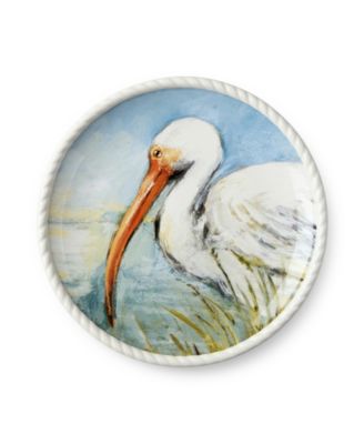Coastal Birds Salad Plates, Set of 4