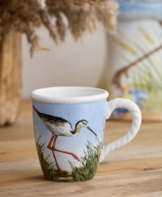 Coastal Birds Mugs, Set of 4