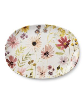 Wildflowers Oval Platter