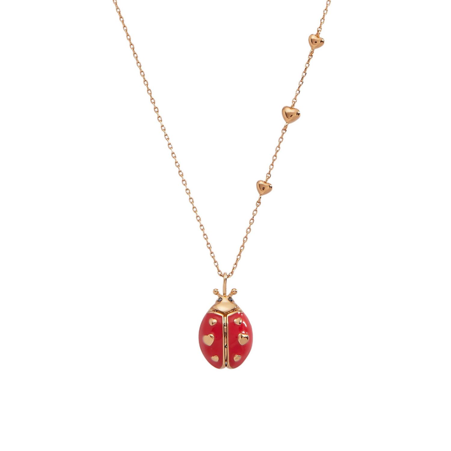 Make Your Own Luck' Ladybug Locket Pendant