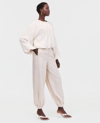 Women's Solid Pull-On Pants