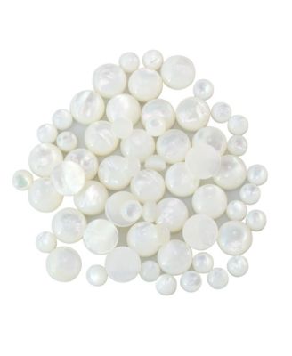 Sterling Mother of Pearl Fritz Casuse Oval Gemstone Naja Earrings