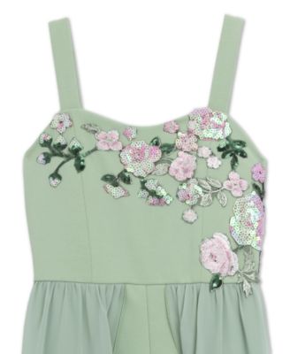 Girls' 7-16 Sleeveless Sweetheart Neck Dress