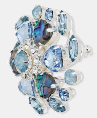 Heart Stone Cluster Pin