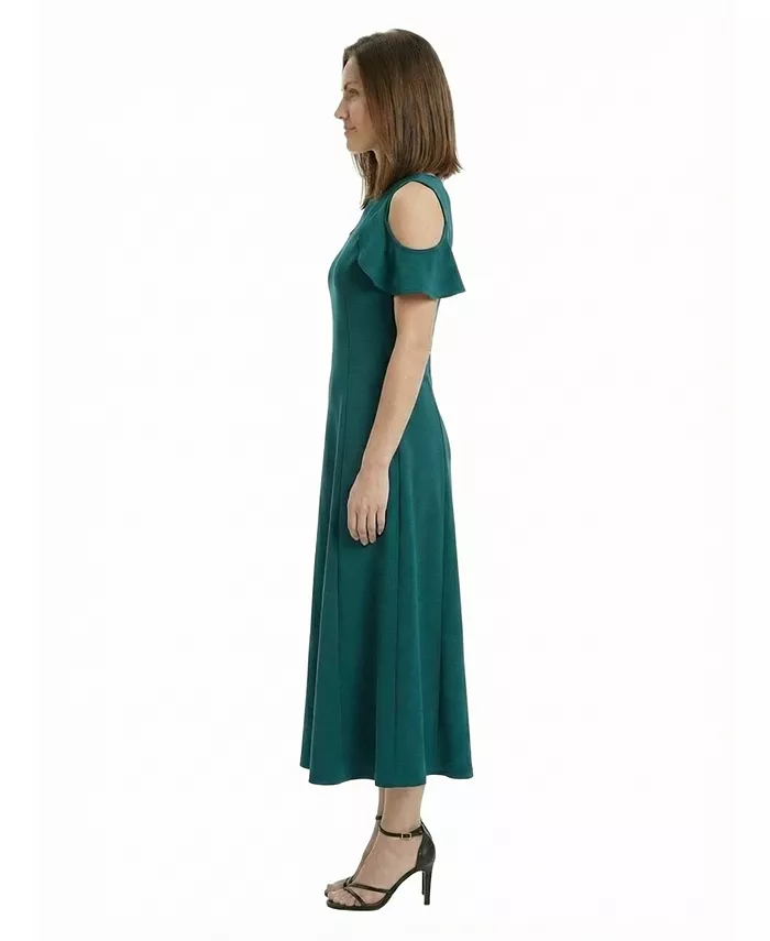 Petite Ruffle-Sleeve Maxi Dress - thumbnail 6
