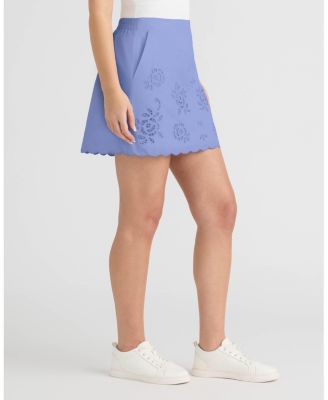Women's Eyelet Mini Skirt