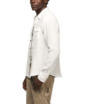 Men's Spread Collar Western Shirt