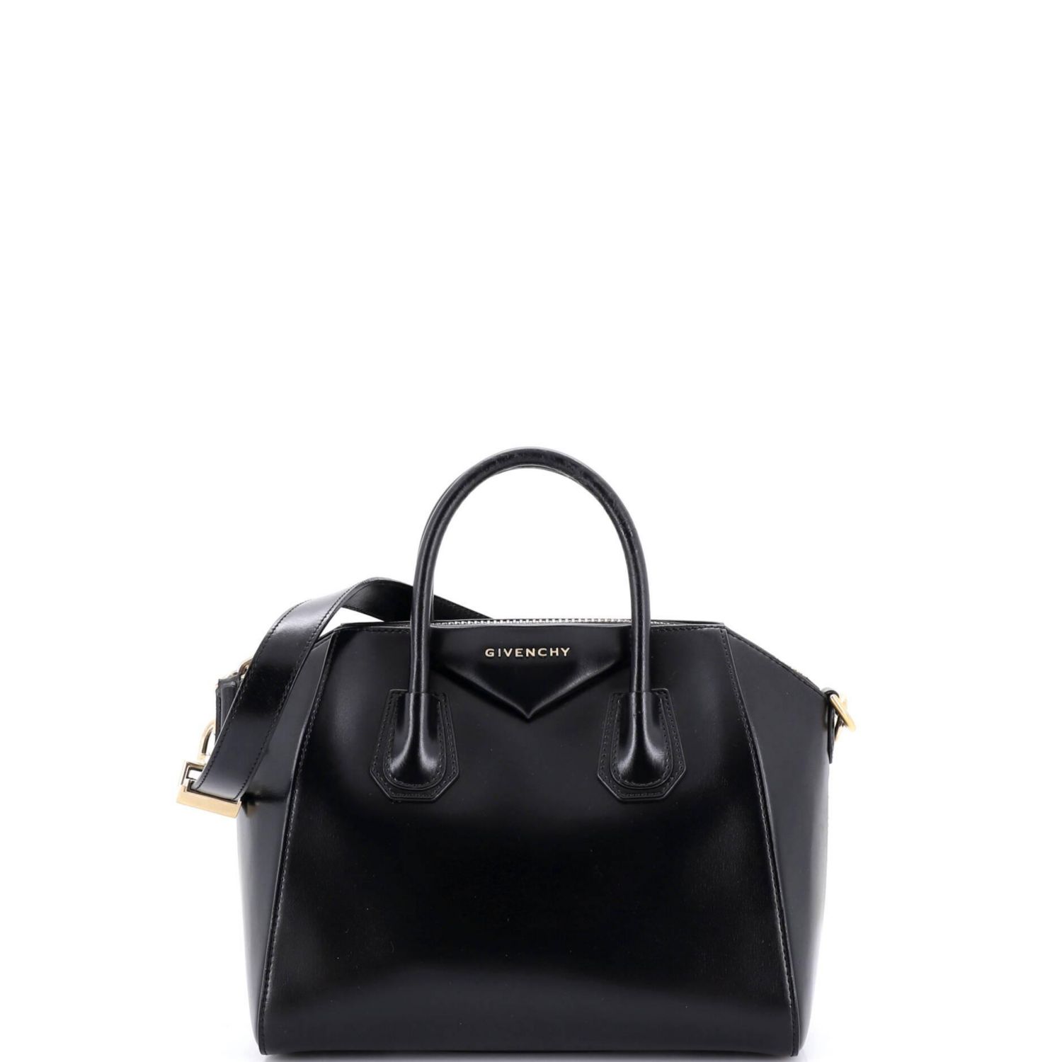 Small Antigona Bag Glazed Leather