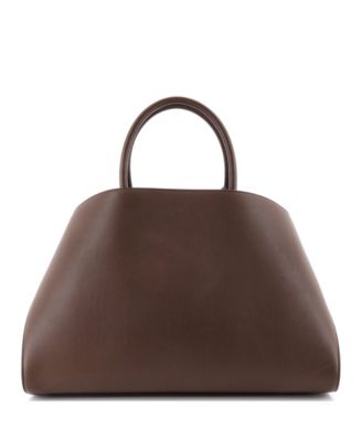 Large Hug Top Handle Bag Leather