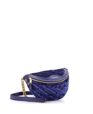 XS Souvenir Belt Bag Quilted Velvet