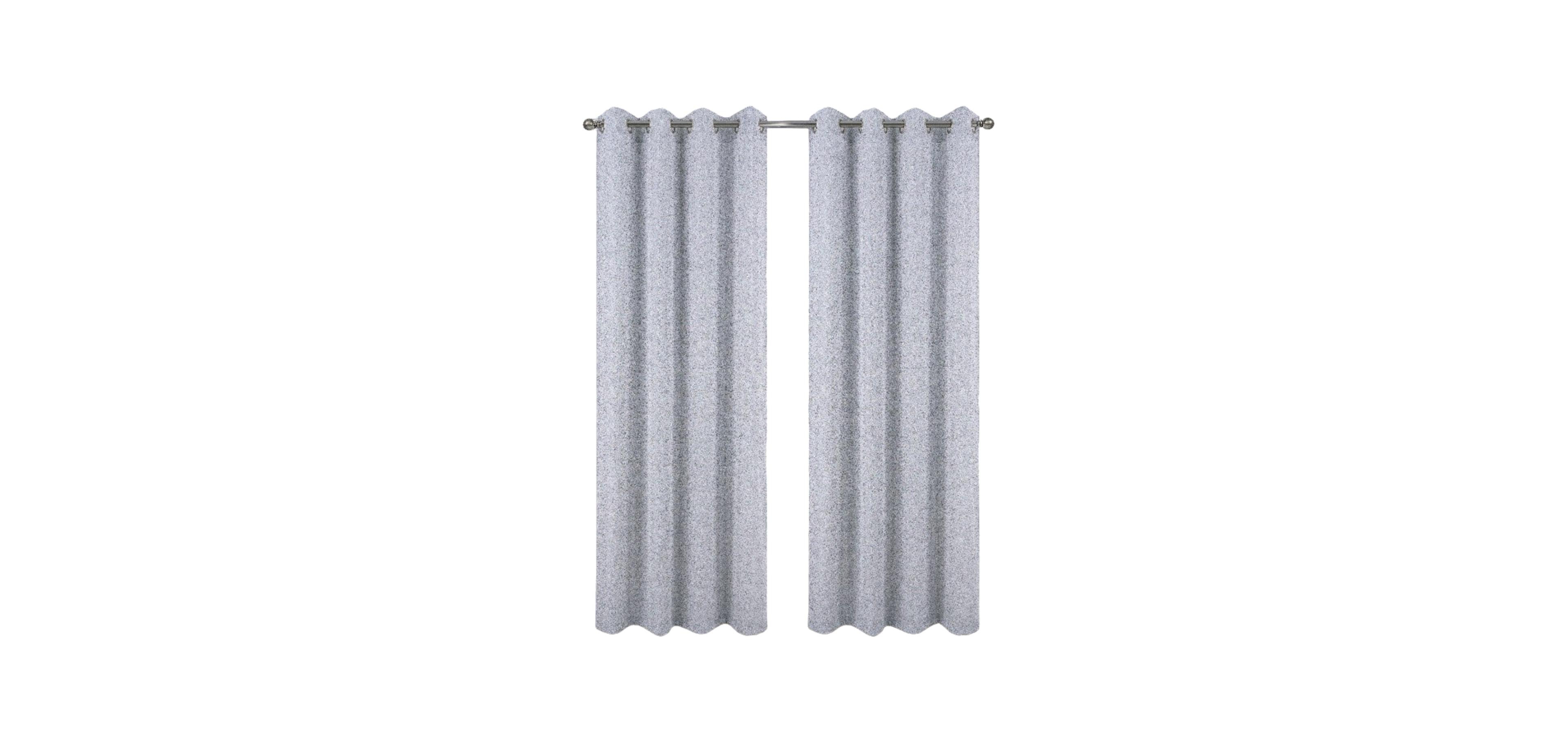 Rt Designers Collection 100% Polyester 140 Gsm Lava Jacquard Grommet Curtain Panel 54" x 84