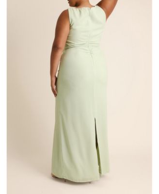 Women's Twist Asym Chiffon Bridesmaid Dress