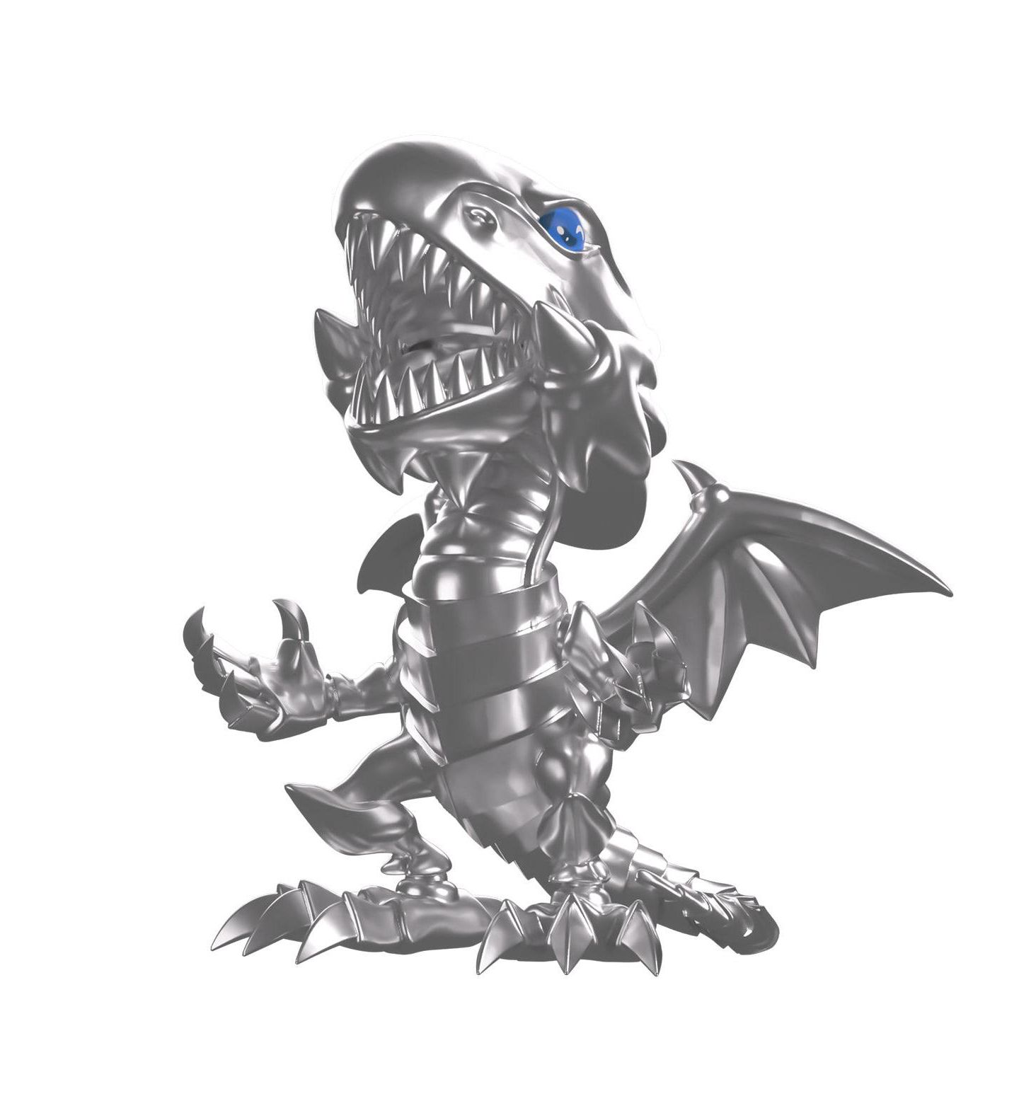 Детская фигурка Youtooz Blue-Eyes White Dragon Chrome Limited-Edition Vinyl Figure, Ages 14+ — фото 7