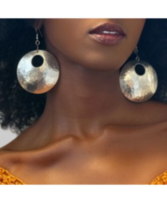 Women's Zahara Brass Statement Earrings