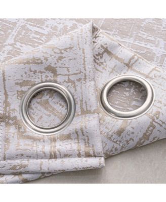100% Polyester 140 GSM Luca Jacquard Grommet Curtain Panel 54" x 84"