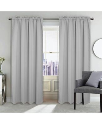 100% Polyester Twilight Blackout Rod Pocket Curtain Panel