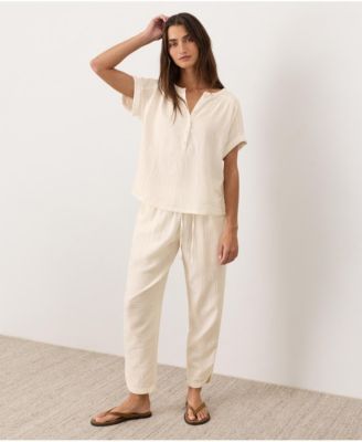 Women's Organic Cotton Coastal Double Gauze Popover