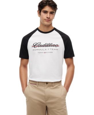x Cadillac F1&reg; Men's Script Raglan T-Shirt
