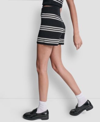 Women's Striped Sweater Shorts