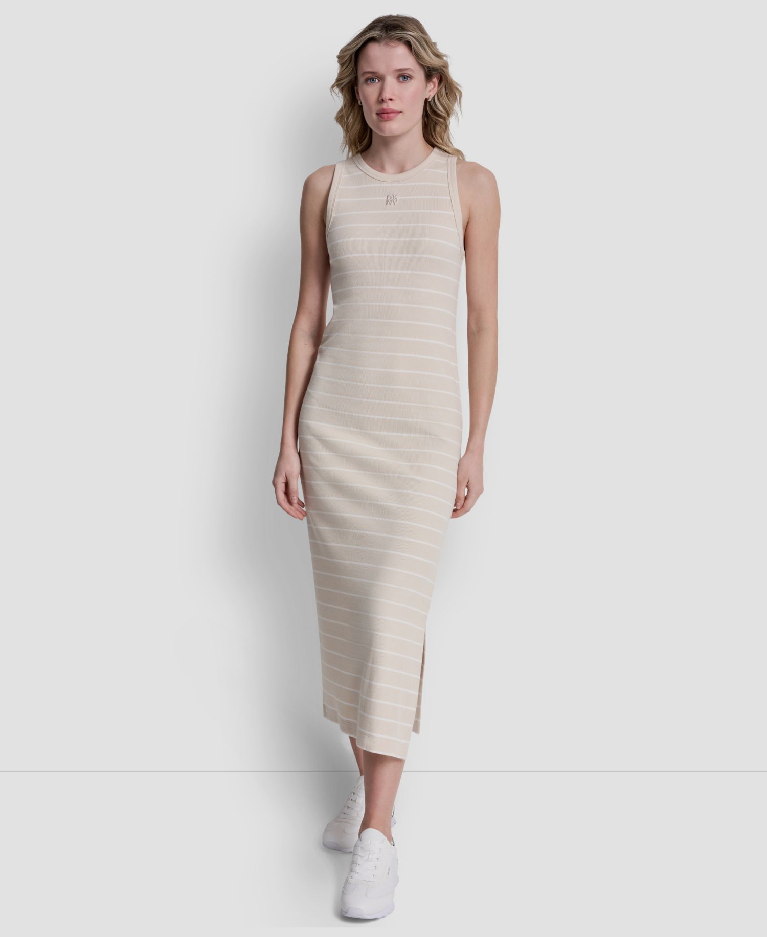 Women's Side-Slit Tank Midi Dress