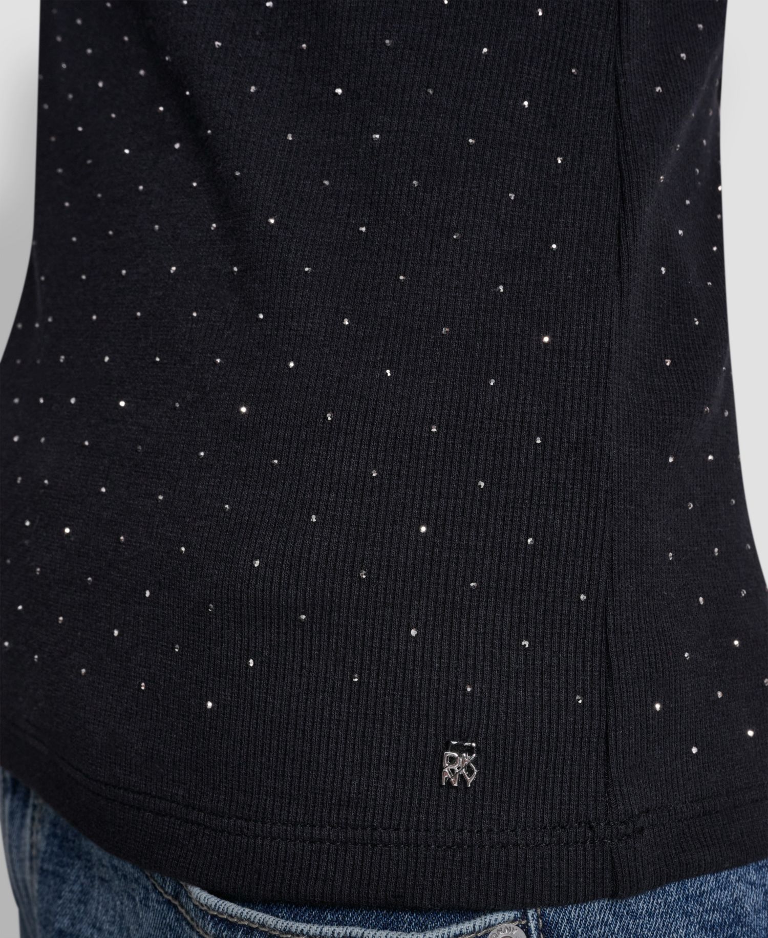 Women's Rhinestone V-Neck Tank Top