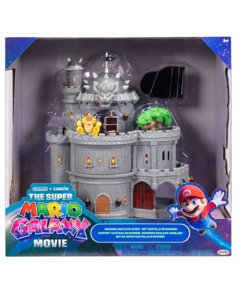 Детский игровой набор SUPER MARIO Galaxy Movie Deluxe Bowser Castle Playset