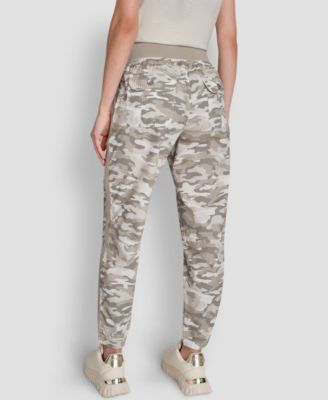 Women's High-Rise Bungee Waist Seamed Joggers