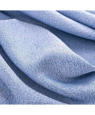 100% Polyester 140 GSM Lava Jacquard Grommet Curtain Panel 54" x 84" Blue