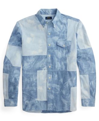 Men's Long-Sleeve Chambray Classic Shirt