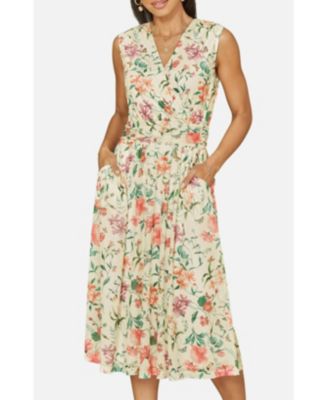 Women's Mesh Stretch Midi Dress