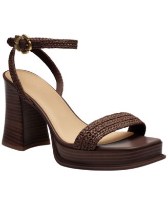 Women's Tea Rose Square Toe Platform Sandals