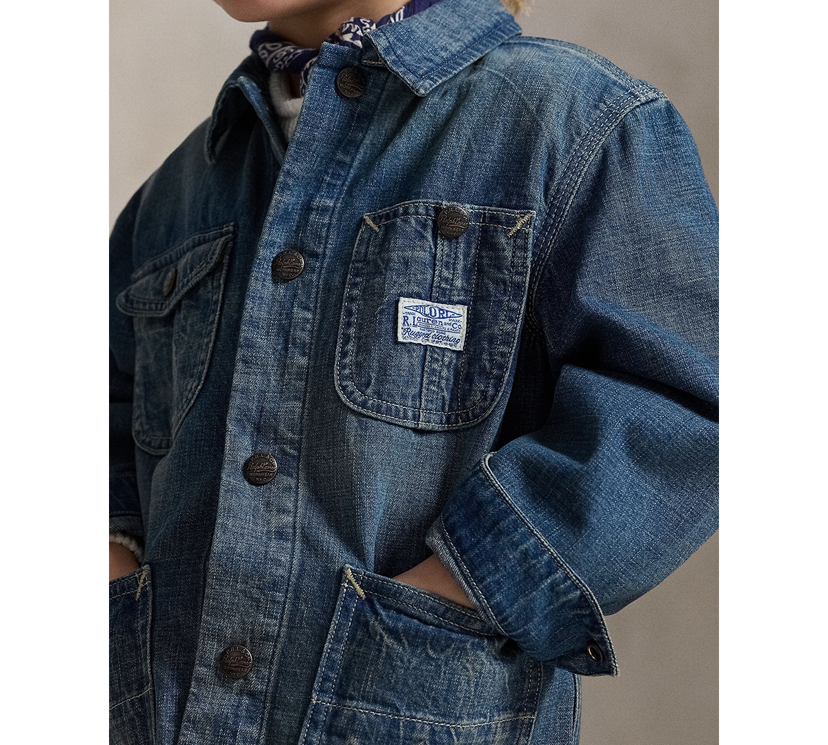 Polo Ralph Lauren Boys' 2-7 Long-Sleeve Denim Jacket