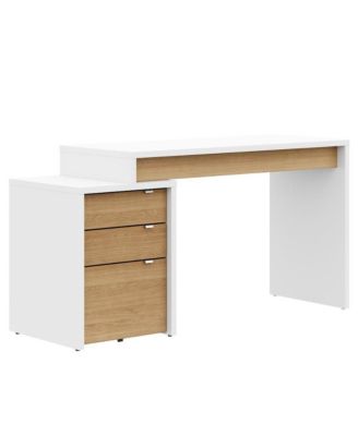 Desk and 3-Drawer Filling Cabinet