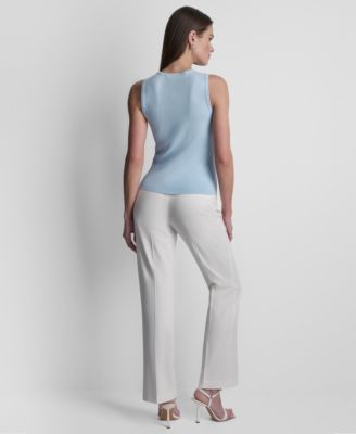 Women's Sleeveless V-Detailed Sweater