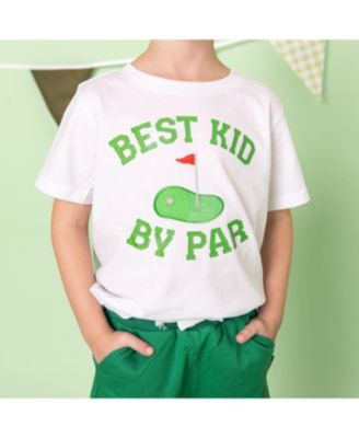 Toddler Boys Best By Par Patch Short Sleeve T-Shirt