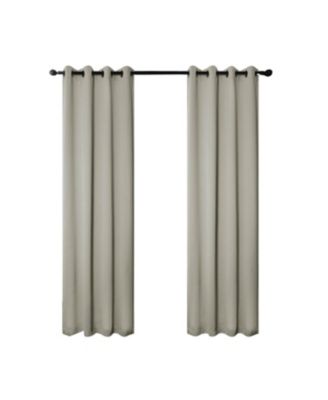 100% Polyester 250 GSM Riley 100% Blackout Grommet Panel Curtains
