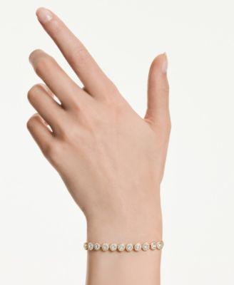 Una Angelic Gold-Tone Plated Link Bracelet