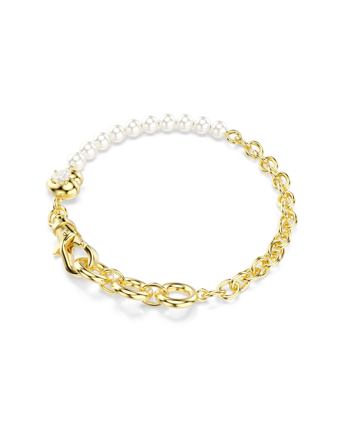 Swarovski Gold-Tone Plated Mother of Pearl Idyllia Bracelet
