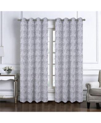 100% Polyester 140 GSM Luca Jacquard Grommet Curtain Panel
