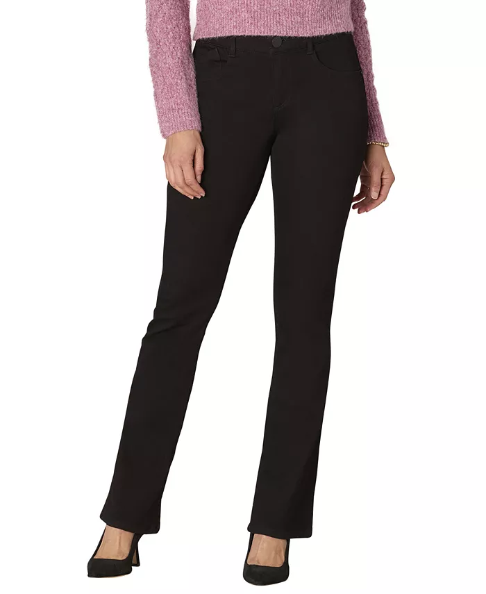 Petite "Ab"solution Luxe Touch Itty Bitty Bootcut Jeans - thumbnail 4