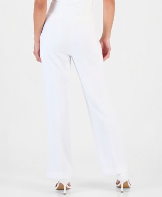 Petite High Rise Pull-On Pants