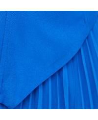 Women's Bandeau Bodice Pleated Midi Dress