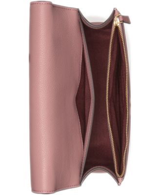 Deco Pebbled Leather Chain Small Shoulder Bag