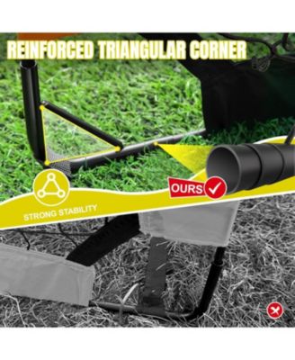 6x4ft 5 Layer Portable Pop Up Soccer Goal Set