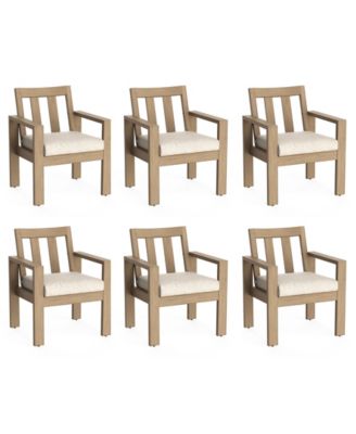 Mansfield 6-Pc. Outdoor Dining Chair Bundle