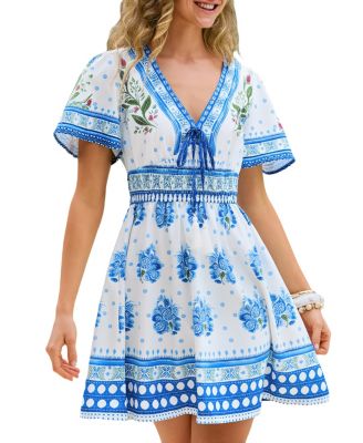 Women's Little Moments Floral Mini Beach Dress