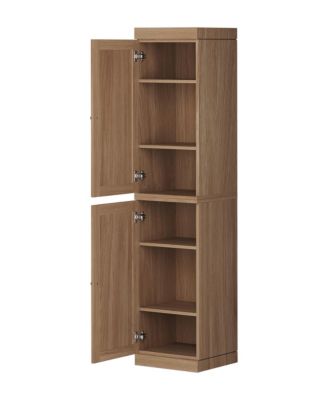 Premium 100% Solid European Oak Hardwood Modular Dining Room Cabinet with Shaker Doors