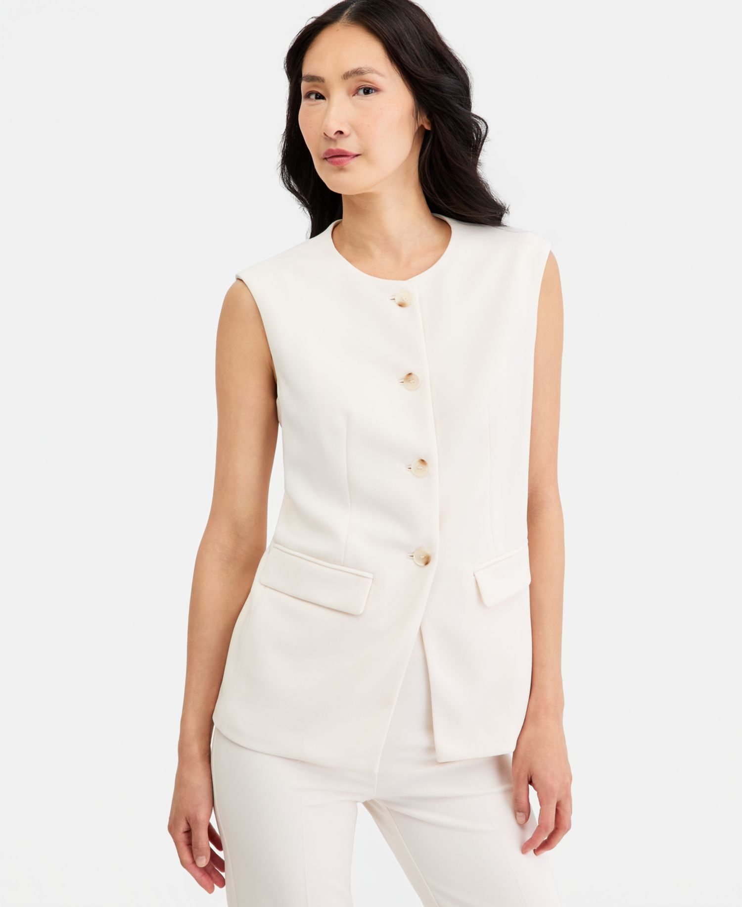 Women's Four-Button Tailored Vest