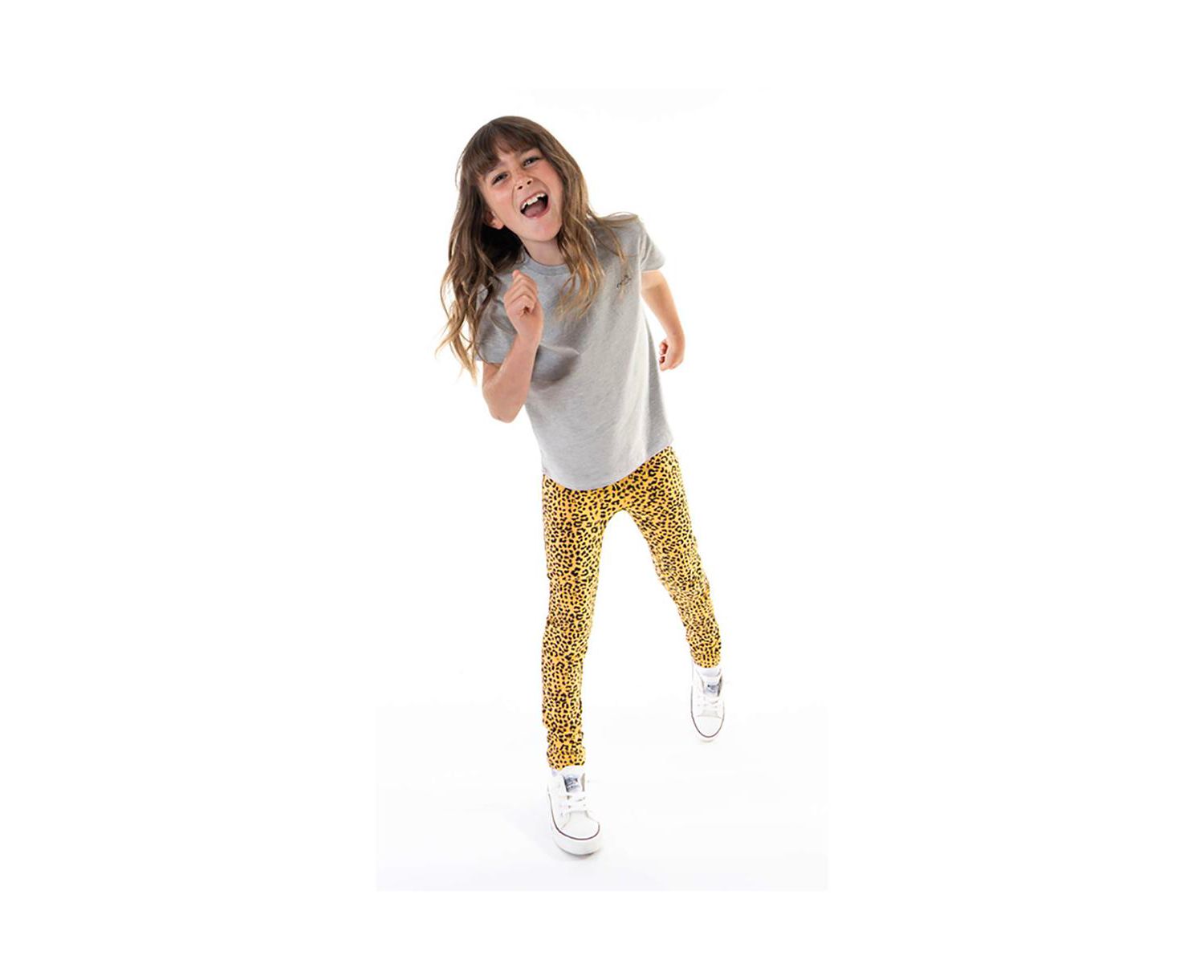 Toddler Girls Fair Trade Organic Cotton Reinforced Knee Leggings 2-pack