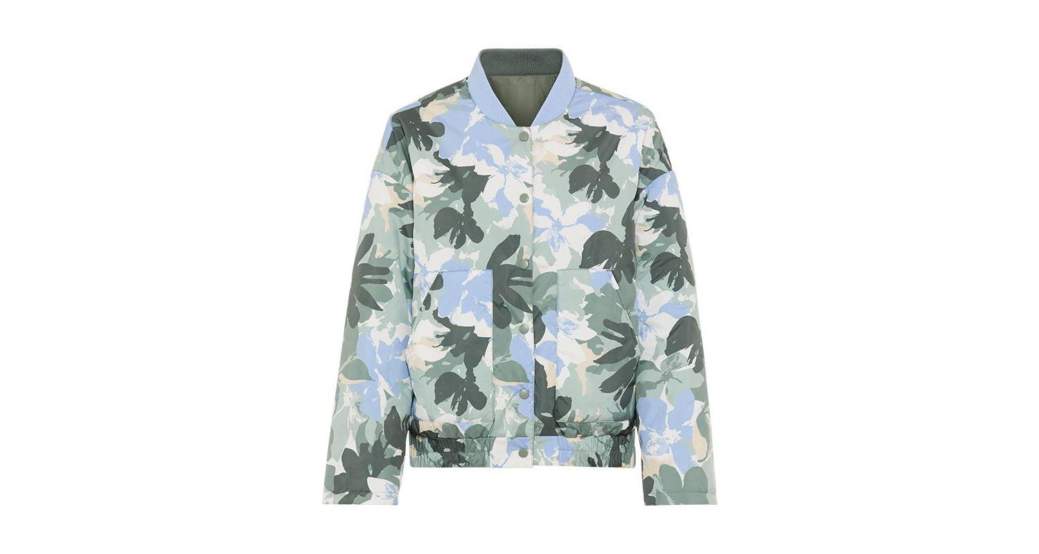 Women's Reversible Botanic Camo Bomber Jacket